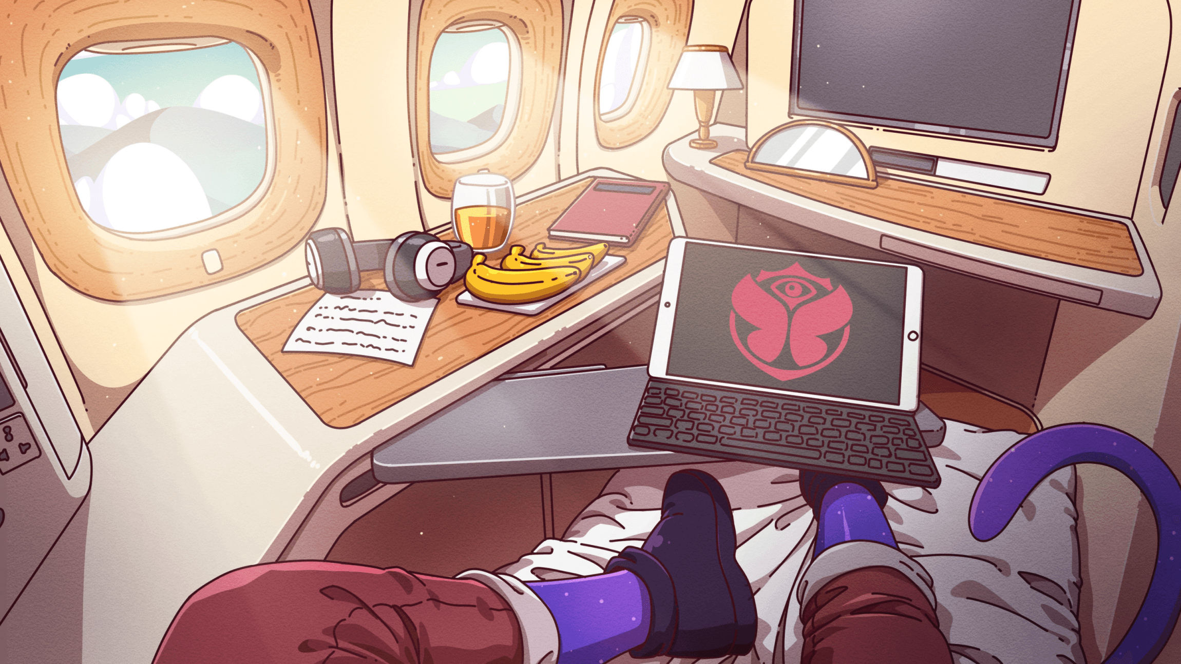 First class flight